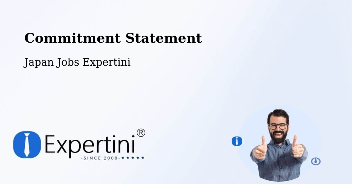 Corporate Commitment – Takaishi Shi - Japan Jobs Expertini